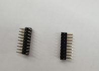 2mm Male And Female Header Pins , 500V Dual Row Header Connector Black PA9T
