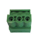 Green Color Terminal Block Connector 5.08 Pitch Without Ear PA66 Female Matte Tin ROHS