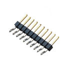 WCON Connector 1.27 Mm Pitch Pin Header 90° SMT PA9T BK H=2.5 Horizontal posts