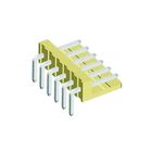 WCON 2.5mm Wire To Board Wafer Connector  6P Straight L=11.0 DIP3.4mm PA66 Beige Sn Plated