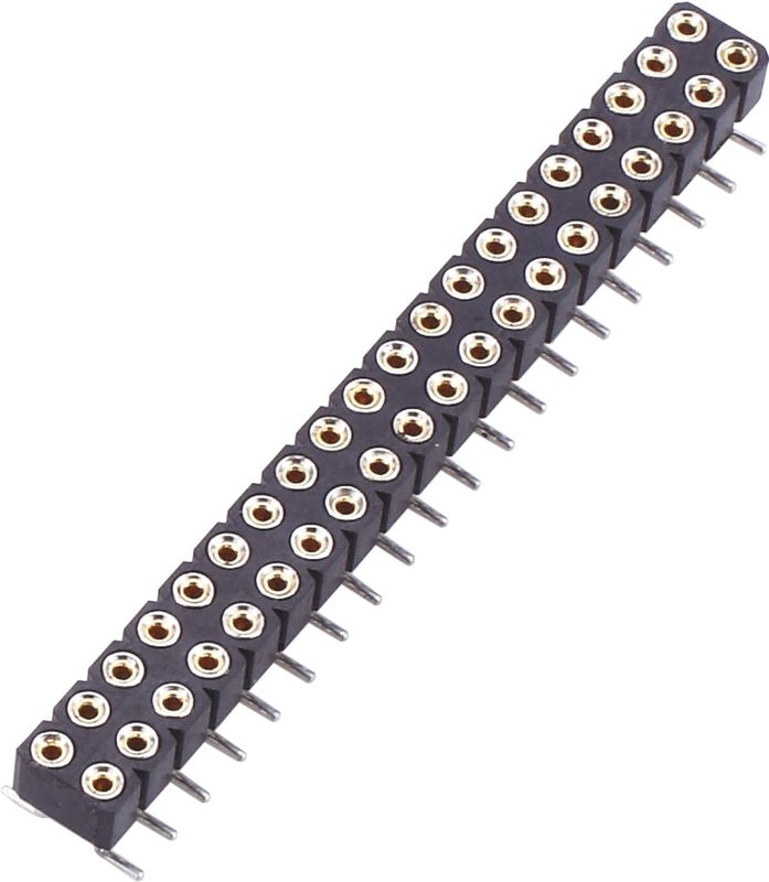 Straight SMT Maching Round Pin Header 2.00mm 2*20P Circuit Board  Connectors