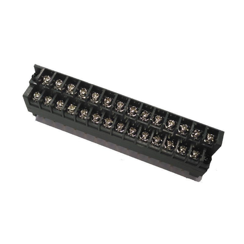 7.62mm Pitch Barrier Terminal Blocks Connector 2*14P With Lock H=32.8 PBT