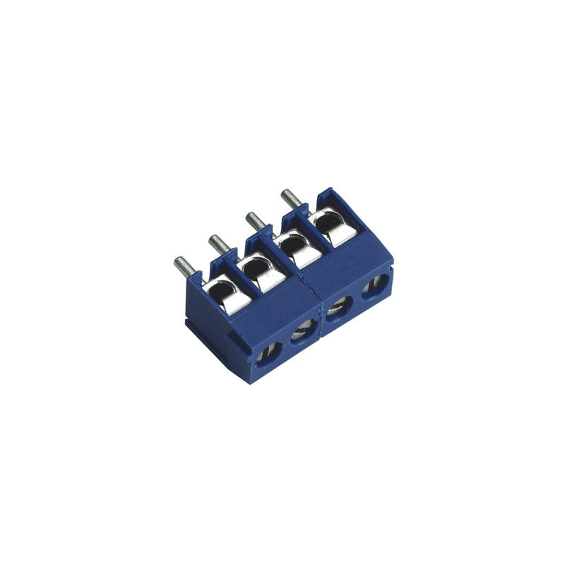 WCON 3.50mm Euro Terminals , PCB Screw Terminal Block With Wire Protection