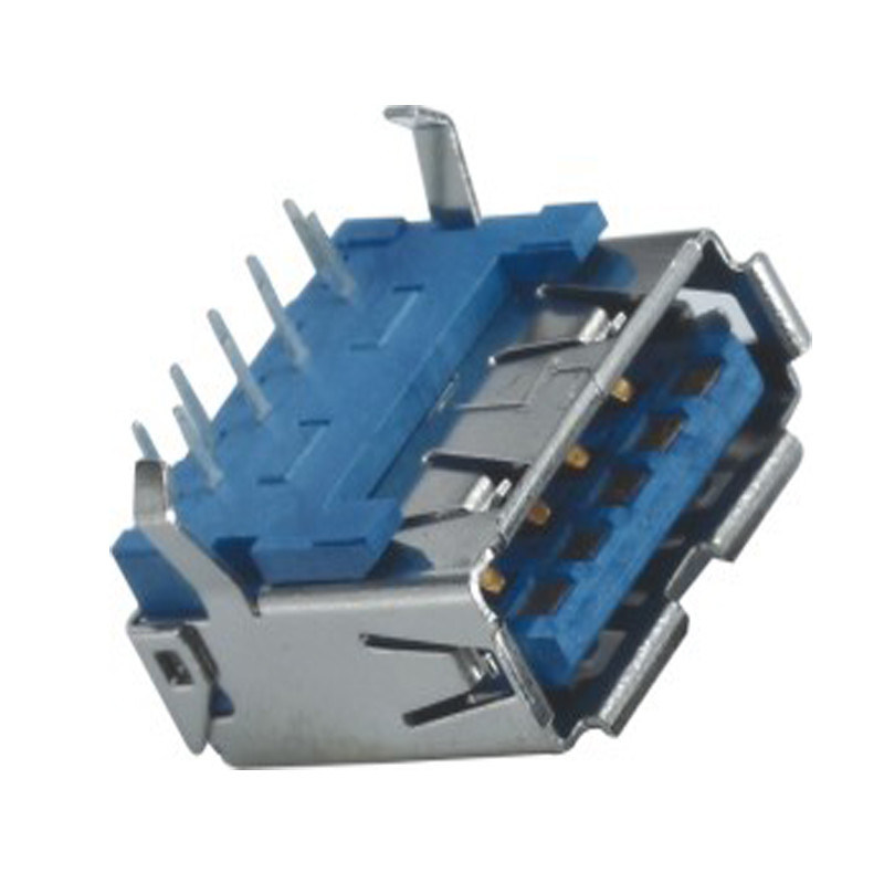 USB 3.0 A Type 9p Computer Pin Connectors LCP Gold Flash Superspeed USB