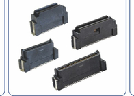 0.8mm, Board to Board, Plug/Socket(Mating), Black, Phosphor Bronze, Polyester.