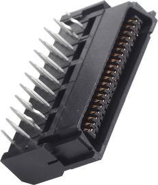 Male Right Angle 1.27mm Scsi Drive  D Type 40P Pcb IO Connector