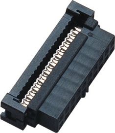20 pin 2.00mm  IDC Socket Connector Female With Bump  PBT  Phosphor Bronze Sel Au/Sn
