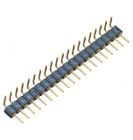 WCON Round Pin Header / 1*20P Ninety Degrees 2.54 Mm Pin Connector