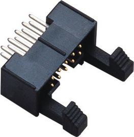 H=7.90  2.0 latch Header 10P Short Latch Straight PA9T Black ejector conncetor  UL94V-0