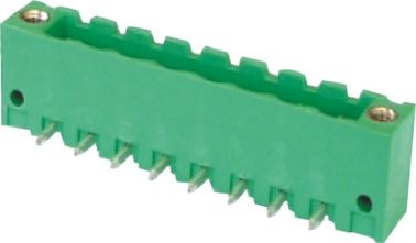 Male 8P 90° Terminal Blocks Connector 5.08mm For Pluggable Terminal Industry