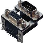 Female Male Db9 Connector Dual Row Right Angle D SUB FOR Communication