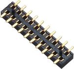 2.00mm Female Header Connector Double Row SMT PA9T Black  Board to Wire connection