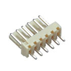 WCON 2.5mm Wire To Board Wafer Connector  6P Straight L=11.0 DIP3.4mm PA66 Beige Sn Plated