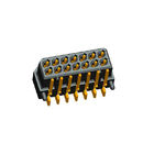 Right Angle SMT Dual Row Board To Board Power Connector 500 MΩ Min