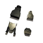 Black Computer Pin Connectors SCSI  CEN-TYPE 14 Pin Male PBT Black Sel.5U&quot; Au/Sn  ROHS