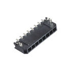 Single Row Right Angle 3.0mm Pitch Wire To Board Wafer Connector  SMT With Post LCP black