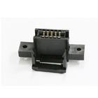 10P Card Edge Socket WCON Connector with clapboard PBT black ROHS