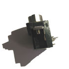 WCON D Sub Connector Black Male HD/R 15P Right Angle Color Sel.1U&quot; Au/Sn ROHS