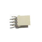 &quot;T&quot; Type 2.54mm wire to board crimp style connectors 1*4P Right SMT PA46 Natural , Brass UL94V-0