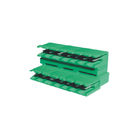 Three Layers Pluggable Terminal Blocks Connector Male 5.08 Mm PA66 Green