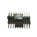 2 Pin Header Connector Male Right Right Angle / SMT Type PA9T With POST / CAP