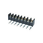 8.22 Pitch Feed Through Barrier Block Connector SN Plated PA66 For Lighting