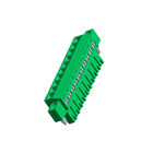 Matte Tin 3.81 Pluggable Terminal Block Connector  PA66 Green With Ear 7P ROHS