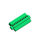 With Ear 12P 5.08 Pluggable Terminal Block Connector PA66 Green Matte Tin 35PCS/Tary ROHS