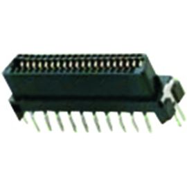 Male Right Angle 1.27mm Scsi Drive  D Type 40P Pcb IO Connector