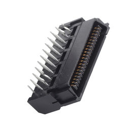 1.27mm Straight 26 Pin Scsi Connector PBT 30％GF UL94V-0 Phosphor Bronze Gold Flash/Sn