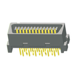 1.27mm Straight 26 Pin Scsi Connector PBT 30％GF UL94V-0 Phosphor Bronze Gold Flash/Sn