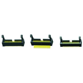 H=7.90  2.0 latch Header 10P Short Latch Straight PA9T Black ejector conncetor  UL94V-0