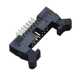 H=7.90  2.0 latch Header 10P Short Latch Straight PA9T Black ejector conncetor  UL94V-0