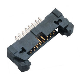 H=7.90  2.0 latch Header 10P Short Latch Straight PA9T Black ejector conncetor  UL94V-0