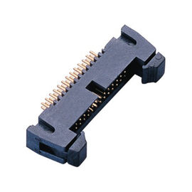 40P PA9T Black  UL94V-0 Latch Header 1.27mm ejector header Right Angle short  tube packing