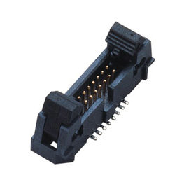 40P PA9T Black  UL94V-0 Latch Header 1.27mm ejector header Right Angle short  tube packing