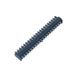 7.62mm  terminal Blocks Single row  PA66 black Sn plated 25％GF UL94V-0 Brass
