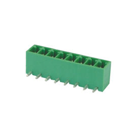 Male Pluggable Straight DIP PA66 Terminal Blocks Connector 3.5mm 8P Wtih Ear