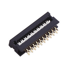 Brass  Sel Au/Ni  2*9P DIP Plug Connector 2.54*7.62mm  PBT 30%GF UL94V-0 ROHS