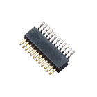 1.0mm 1*15P DIP PA9T Black Single Pin Header Connector Pe Bag For PCB Board
