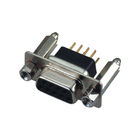 WCON 180°DIP D- SUB Dual Row 9 Pin Male Connector PBT Type Brass 3.0AMP Current Rating ROHS
