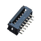 WCON 1.27mm DIP Plug Connector 2*13P  PBT 30%GF UL94V-0  Brass  Sel Au/Ni