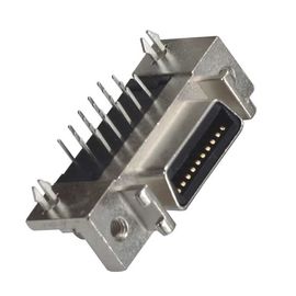 Female DIP Computer Pin Connectors Cen Type 1.27mm 14P Zinc Alloy Transverse harpoon