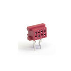 WCON Wire To Board Connector Red 1.27mm With Right Angle / Dip Female