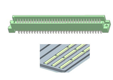 European connector Straight DIP PBT grey Pcb Male 96Pin Din 41612  2.54mm ROHS