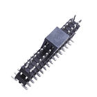 PA9T Male Header Connector , 2.54mm Pitch Dual Row Smt Header Connector