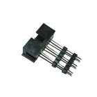 2.54 Pitch Box Header Connector add housing H=2.5 PA9T black  matting with 5212/2185 ROHS
