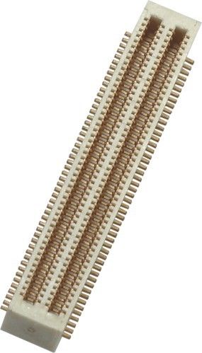 0.5mm 2*50P SMT Board to Board Connector with post Phosphor PA9T Bronze Gold Flash