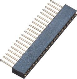1.27mm PCB Female Header / 20 Pin Header Connector 180°DIP PPS 30％GF UL94V-0