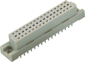 48 Pin Straight DIP PBT Din 41612 Connector PBT Grey 2.54mm Europe Type Connector